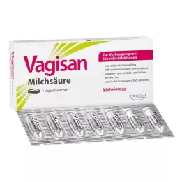 VAGISAN Melkesyre Vaginal suppositorier, 7 timer