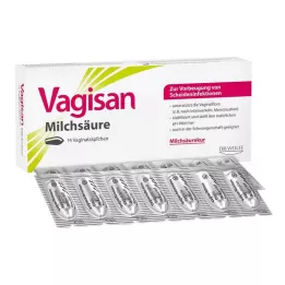 VAGISAN Melkesyre vaginale stikkpiller, 14 stk