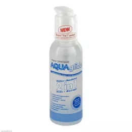 AQUAGLIDE 2-i-1 smøremiddel og massasjeapparat, 125 ml