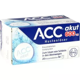ACC Akutte 600 sprudlende tabletter, 20 stk