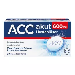 ACC Akutte 600 sprudlende tabletter, 20 timer