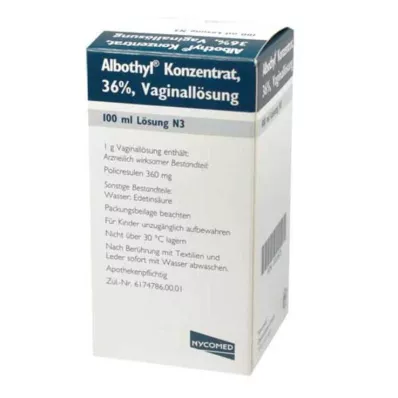 ALBOTHYL Konsentrat 36 % vaginal løsning, 100 ml