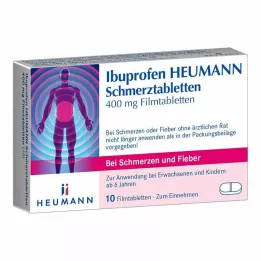 IBUPROFEN Heumann Smertetabletter 400 mg, 10 stk