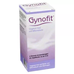 GYNOFIT Vaginal Gel basert på melkesyre+glukose, 6X5 ml