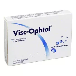 VISC OPHTAL Øyegelé, 3X10 g