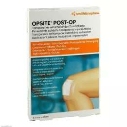 OPSITE Stolpe-OP 8,5x9,5 cm bandasje, 5 stk