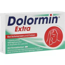 DOLORMIN Ekstra filmbelagte tabletter, 20 stk