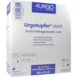 URGOTUPFER plommestørrelse steril 2+3, 200 stk