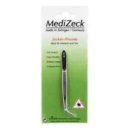 MEDIZECK Ticked Tweezers 105614, 1 stk