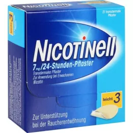 NICOTINELL 7 mg/24-timers gips 17,5 mg, 21 stk
