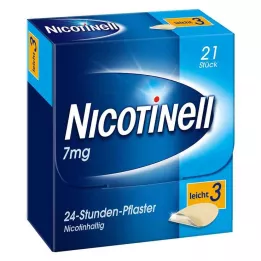 NICOTINELL 7 mg/24-timers plaster 17,5 mg, 21 stk