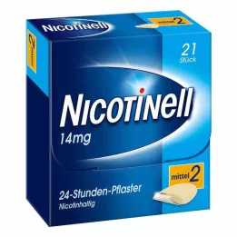 NICOTINELL 14 mg/24-timers plaster 35mg, 21 stk
