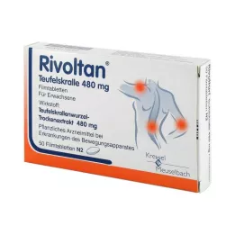 RIVOLTAN Devils Claw 480 mg filmdrasjerte tabletter, 50 stk