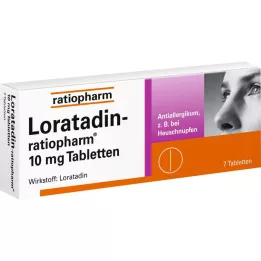Loratadin ratiopharm 10 mg, 7 stk