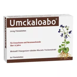 UMCKALOABO 20 mg filmdrasjerte tabletter, 60 stk