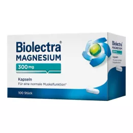 BIOLECTRA Magnesium 300 mg kapsler, 100 stk