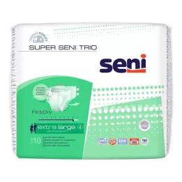SUPER SENI Trio inkontinensbukse størrelse 4 XL, 10 stk