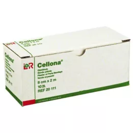 CELLONA gipsbandasjer 8 cmx2 m, 10 stk