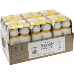 FRESUBIN ORIGINAL DRINK Vanilla Drinking Bottle 6x4x200 ml