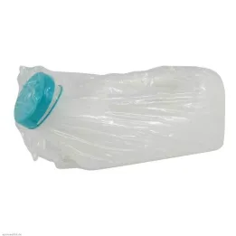 Urinflaske med håndtak og lokk, 1 stk