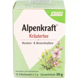ALPENKRAFT hoste og bronkial te salus fbtl., 15 stk