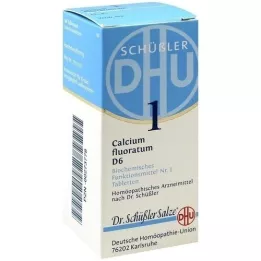 BIOCHEMIE DHU 1 Kalsium fluoratum D 6 tabletter, 80 stk