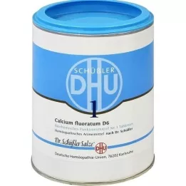 BIOCHEMIE DHU 1 Kalsium fluoratum D 6 tabletter, 1000 stk