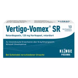 VERTIGO-VOMEX SR Kapsler med forsinket frigjøring, 10 stk