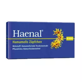 HAENAL Hamamelis stikkpiller, 10 stk