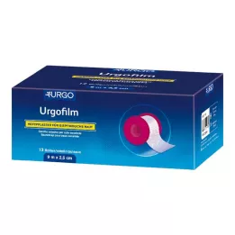 URGOFILM 2,5 cmx9 m uten beskyttelsesringpuss, 12 stk