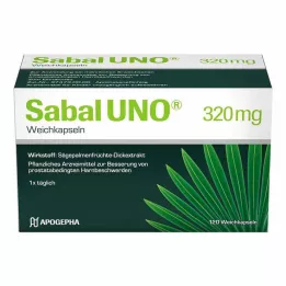 SABALUNO 320 mg myke kapsler, 120 stk