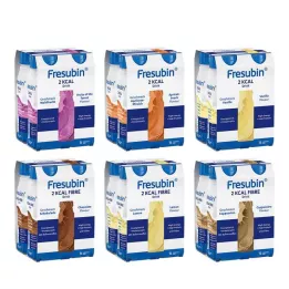 FRESUBIN 2 kcal DRINK Blandet boks drikkeflaske, 24X200 ml