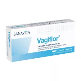 VAGIFLOR Vaginale stikkpiller, 6 stk