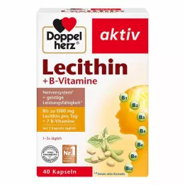 DOPPELHERZ Lecitin+B-Vitaminkapsler, 40 stk