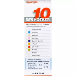SERVO 10 Teststrimler, 100 stk