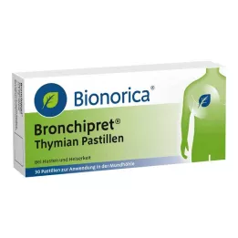 BRONCHIPRET Timianpastiller, 30 stk