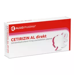 CETIRIZIN AL direkte pastiller, 7 stk