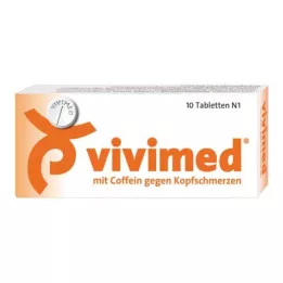 VIVIMED med koffein mot hodepine tabletter, 10 stk
