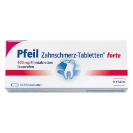 PFEIL Tannpinetabletter forte filmdrasjerte tabletter, 10 stk