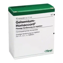 GELSEMIUM HOMACCORD Ampoules, 10 stk