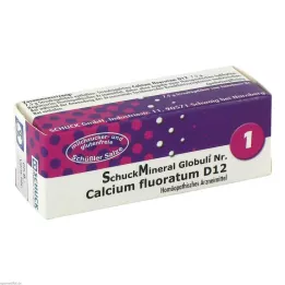 SCHUCKMINERAL Globuli 1 kalsium fluoratum D12, 7,5 g