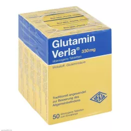 GLUTAMIN VERLA Overskytende tabletter, 250 ST