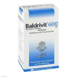 BALDRIVIT 600 mg overtrukket tabletter, 50 stk