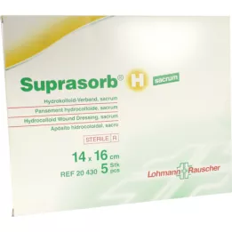 Suprasorb Hhydrockoperband Sacrum 14x16 cm, 5 stk