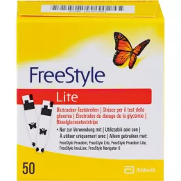 FREESTYLE Lite teststrimler uten koding, 50 timer