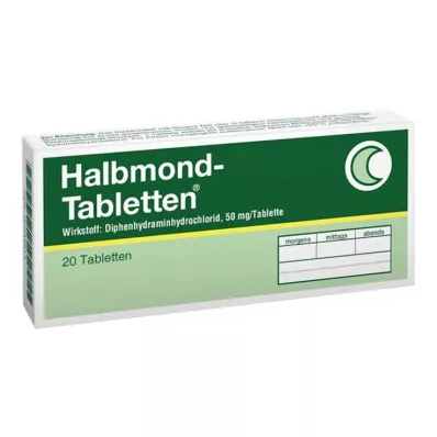 HALBMOND tabletter, 20 timer