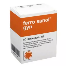 FERRO SANOL gyn harde kapsler med msr belagte pellets, 50 stk