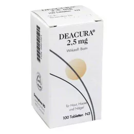 DEACURA 2,5 mg tabletter, 100 timer