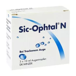 SIC OPHTAL N øyedråper, 3X10 ml