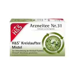 H&S Circulation Tea Misteltein Filterposer, 20X2,0 g